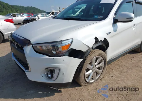 2015 Mitsubishi Outlander Sport Se/Gt from USA, damaged, VIN 4A4AR4AW0FE045352